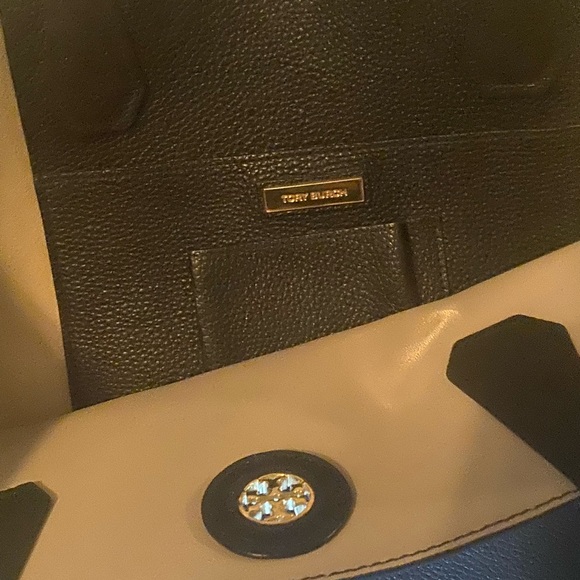 Tory Burch Perry tote soft black leather - Picture 3 of 3